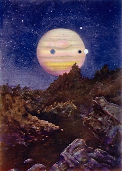 Il pianeta Giove da Henry Charles Seppings Wright